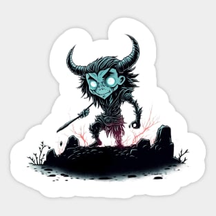 Mystical fantasy monster. Sticker